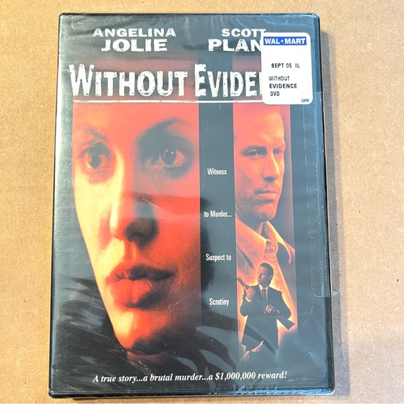 NEW SEALED DVD Without Evidence - Angelina Jolie Scott Plank - Movie Film - Picture 1 of 2